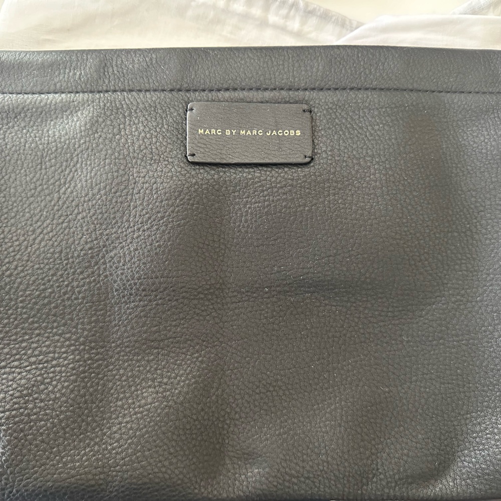 Authentic Marc by Marc Jacobs black large envelope clutch